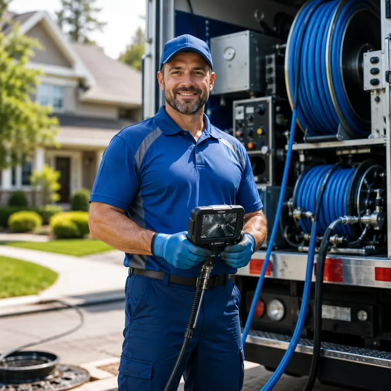 Local outdoor drain cleaning specialists in Bingham, IL
